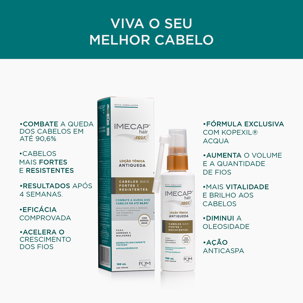 IMECAP HAIR MAX  LO&Ccedil;&Atilde;O