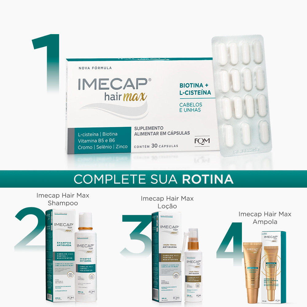IMECAP HAIR MAX C&Aacute;PSULAS