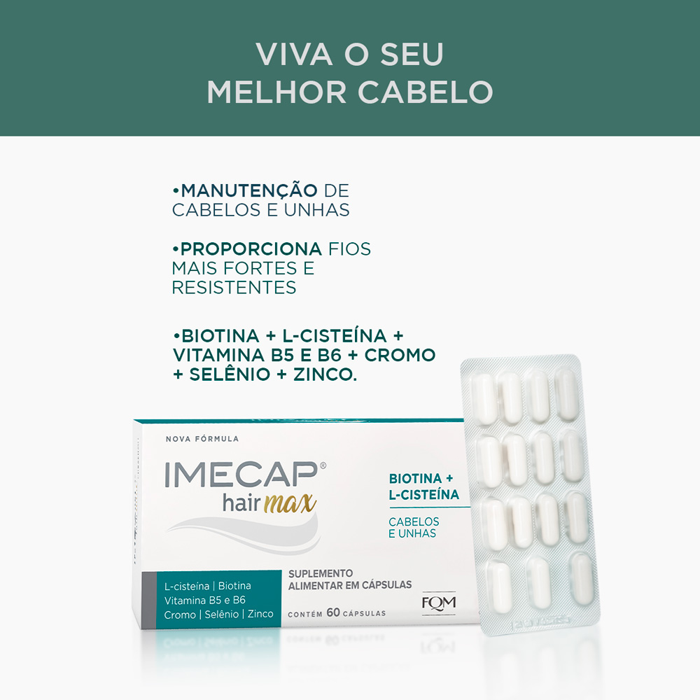 IMECAP HAIR MAX C&Aacute;PSULAS