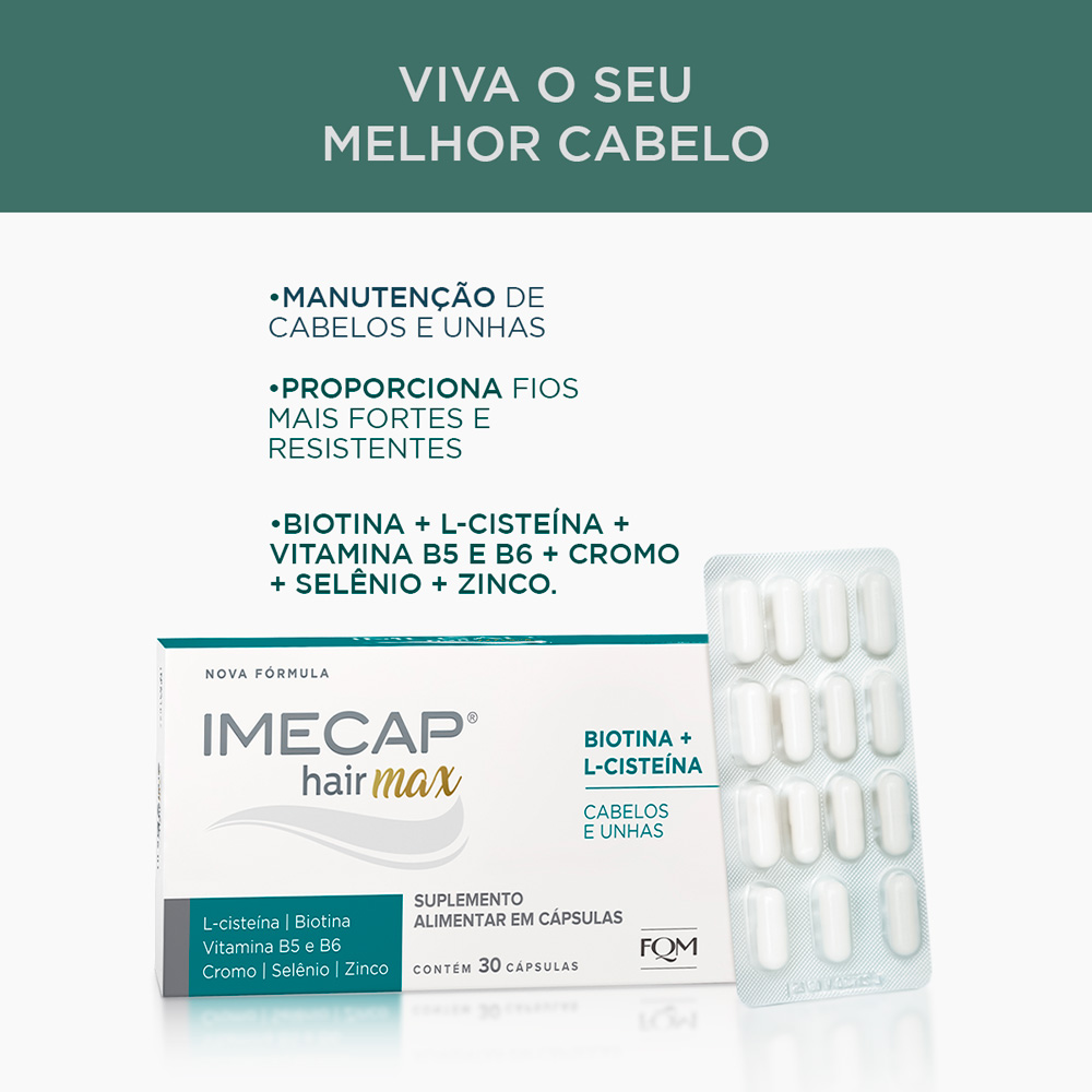 IMECAP HAIR MAX C&Aacute;PSULAS
