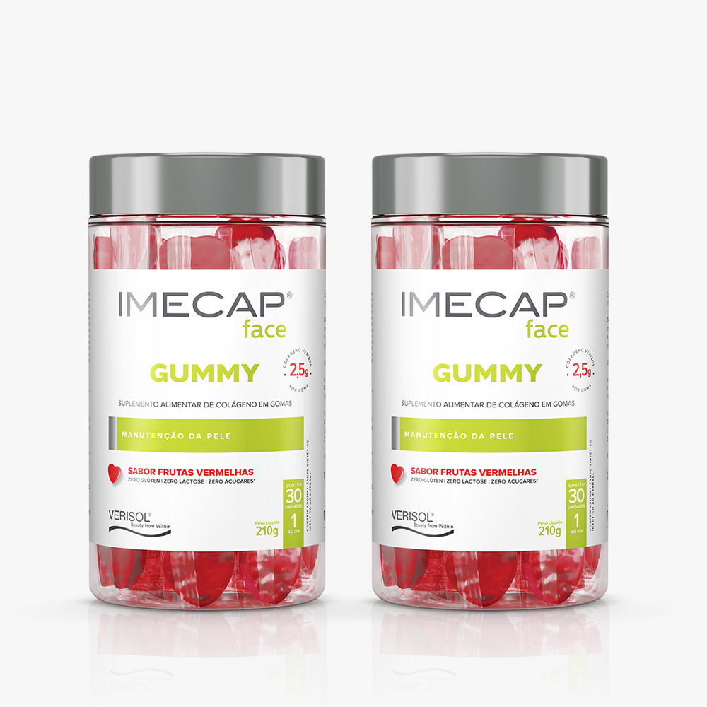 KIT IMECAP FACE GUMMY 2 UNIDADES