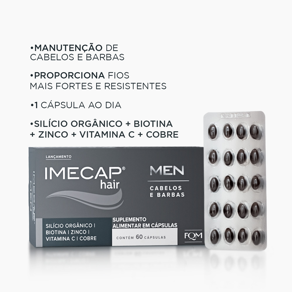 IMECAP HAIR MEN C&Aacute;PSULAS