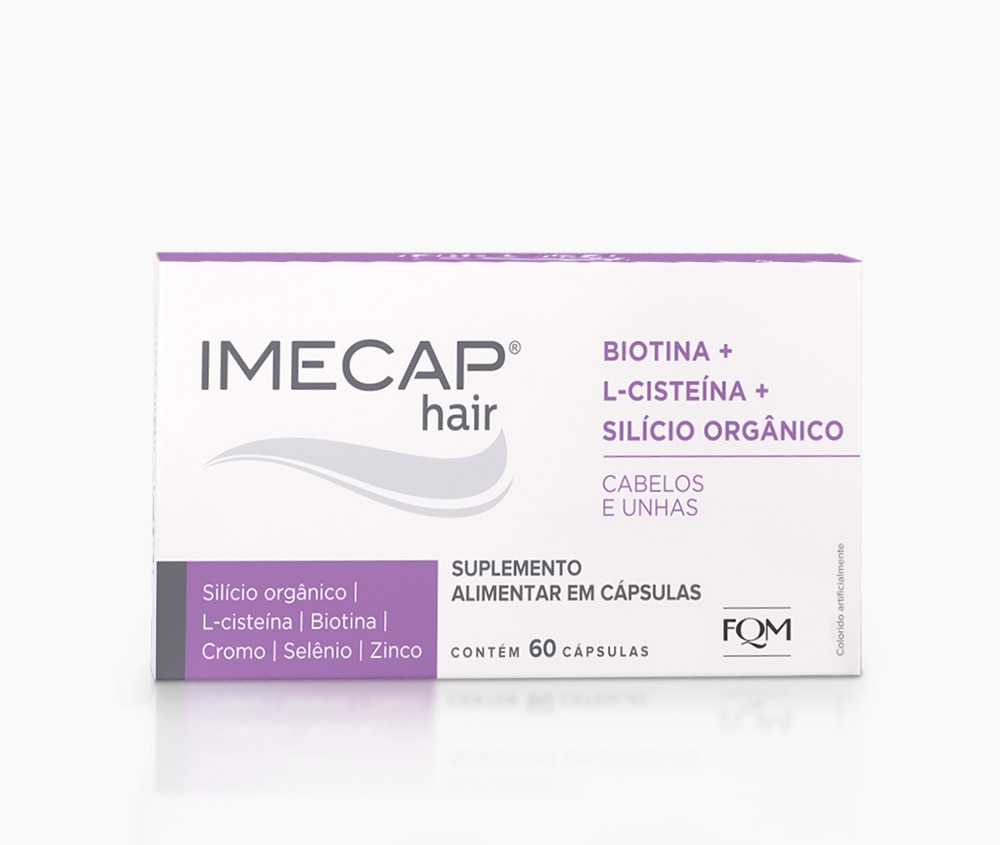 IMECAP HAIR SIL&Iacute;CIO ORG&Acirc;NICO - 60 C&Aacute;PSULAS